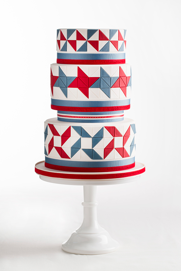American Quilt Cake | by Allison Kelleher for TheCakeBlog.com