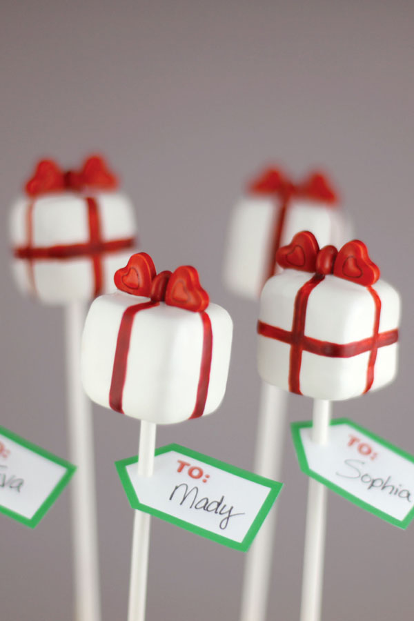 Pretty Present Cake Pop DIY  | by Bakerella on TheCakeBlog.com