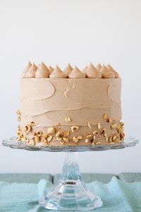 Banana Choco Hazelnut Cake | by Tessa Huff for TheCakeBlog.com