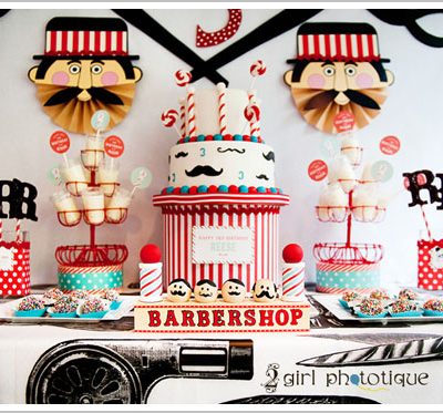 Barbershop Birthday Party