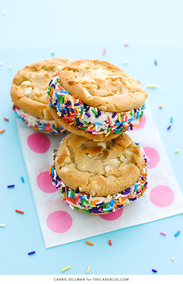 Warm Cookie Ice Cream Sandwich | Carrie Sellman for TheCakeBlog.com