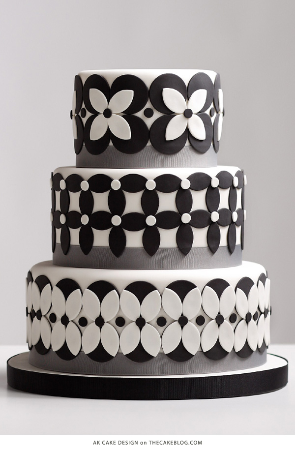 10 Beautiful Black Cakes | including AK Cake Design | on TheCakeBlog.com