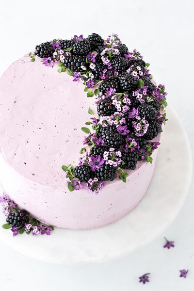 Blackberry Lime Cake