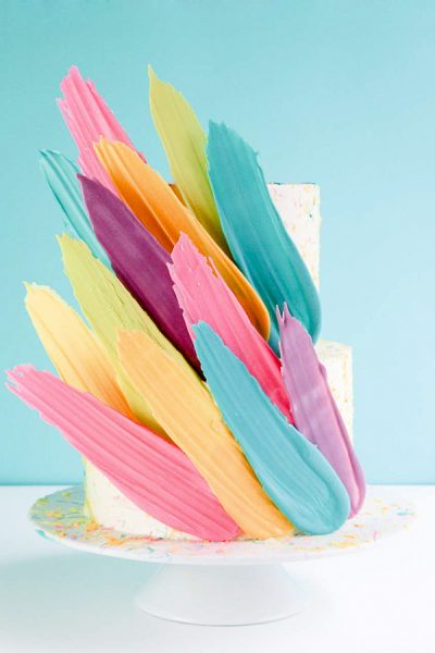 Brushstroke Cake