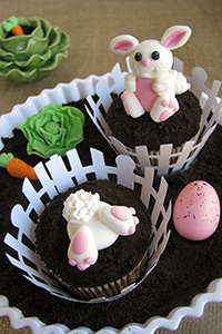 Easter Bunny Cupcakes