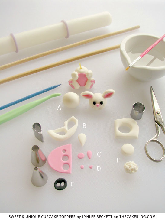 Easter Bunny Garden | tutorial from Sweet & Unique Cupcake Toppers by Lynlee Beckett 