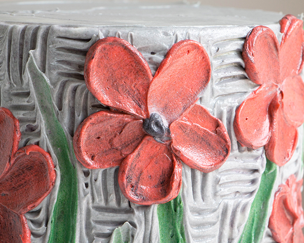 Buttercream Palette Knife Painted Cake - how to paint a cake using buttercream frosting, a spatula and an oil painting technique | by Erin Gardner for TheCakeBlog.com