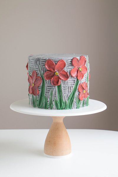 Buttercream Palette Knife Painted Cake
