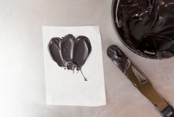 Chocolate Eyeball Flower - how to make a creepy black chocolate flower with an edible eyeball center | by Erin Gardner for TheCakeBlog.com