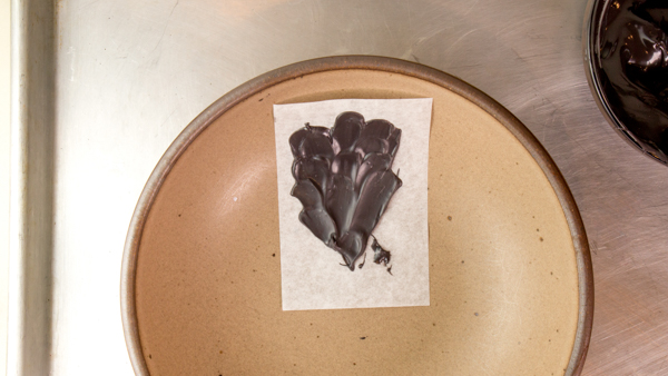 Chocolate Eyeball Flower - how to make a creepy black chocolate flower with an edible eyeball center | by Erin Gardner for TheCakeBlog.com