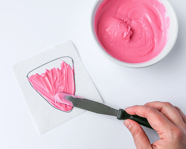 DIY Chocolate Flowers. How to make chocolate flowers to top cakes and cupcakes. | By Erin Gardner for TheCakeBlog.com