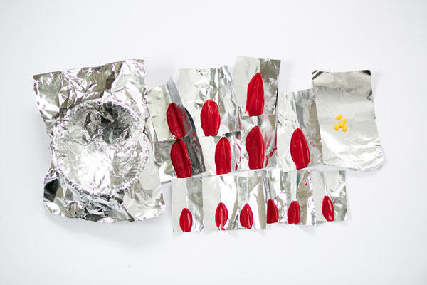 Chocolate Poinsettias - learn how to make these chocolate flowers with candy melts and a knife | Erin Gardner for TheCakeBlog.com