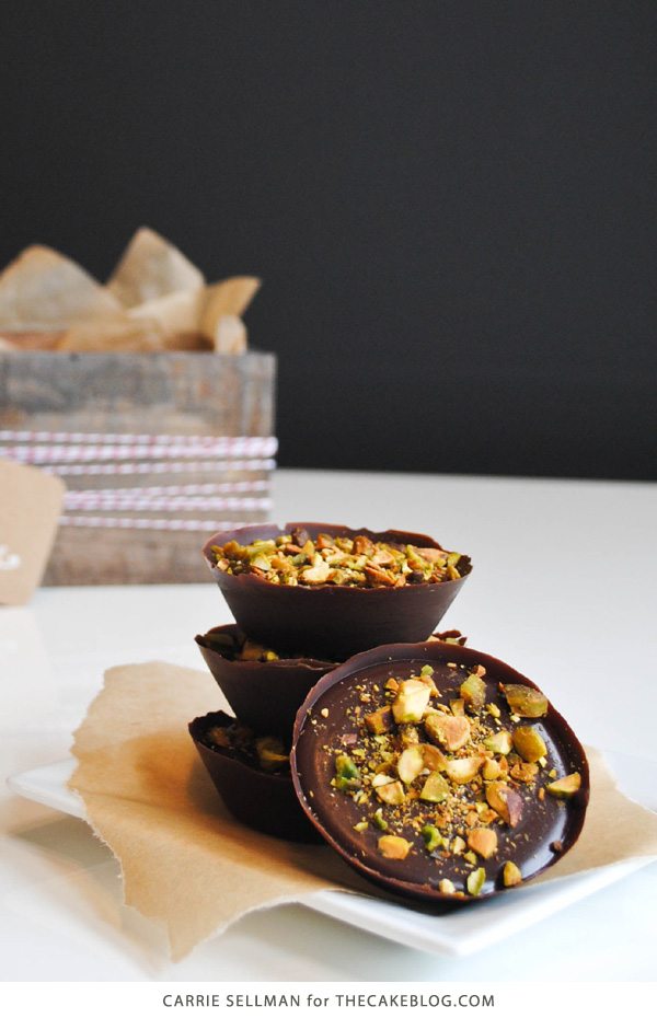No Bake Chocolate Truffle Tarts  | perfect for holiday gift giving  | by Carrie Sellman for TheCakeBlog.com