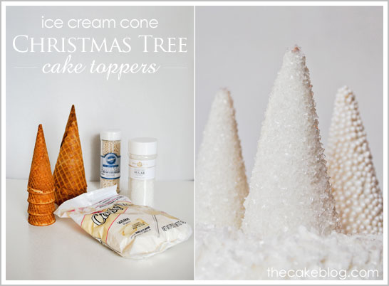 Christmas_TIce Cream Cone - Sparkling Christmas Trees Christmas_TIce Cream Cone - Sparkling Christmas Trees
