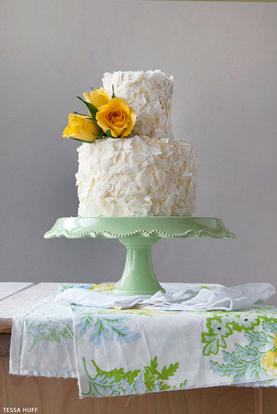 Coconut Cake Recipe | by Tessa Huff for TheCakeBlog.com