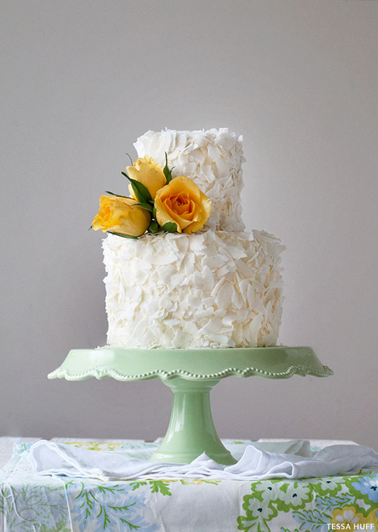 Coconut Cake Recipe | by Tessa Huff for TheCakeBlog.com