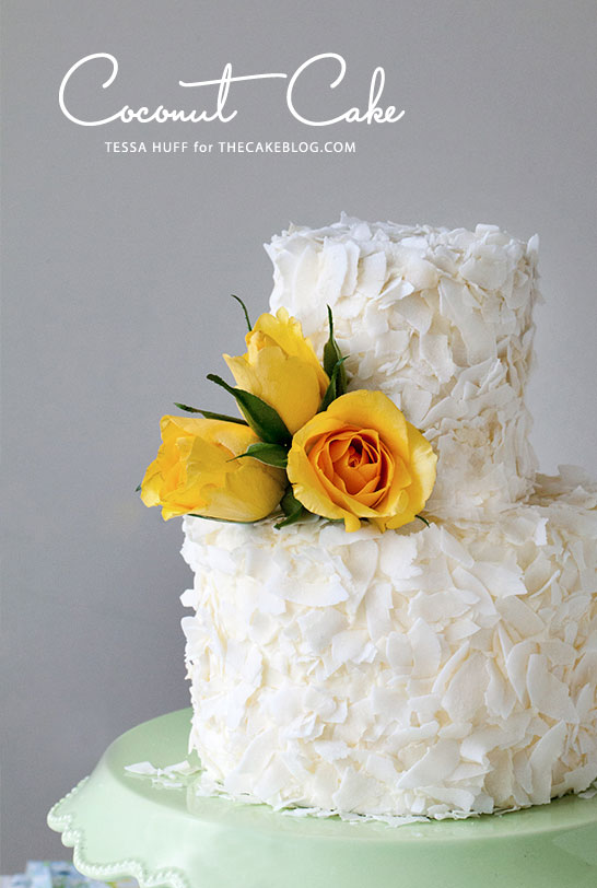 Coconut Cake Recipe | by Tessa Huff for TheCakeBlog.com