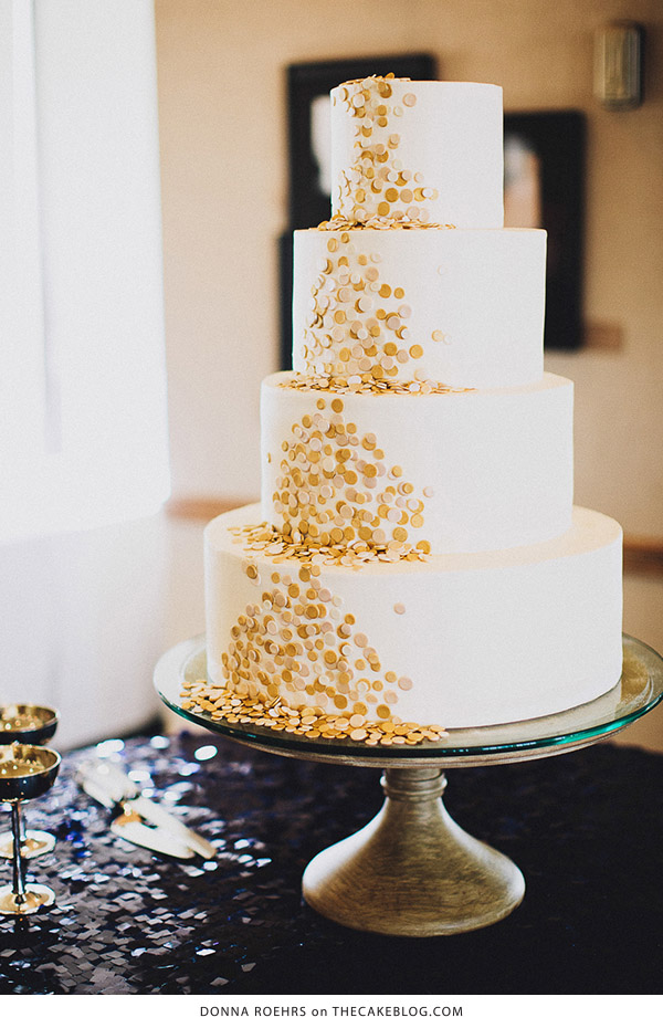 10 Confetti Throwing Cakes | including this design by Donna Roehrs | on TheCakeBlog.com