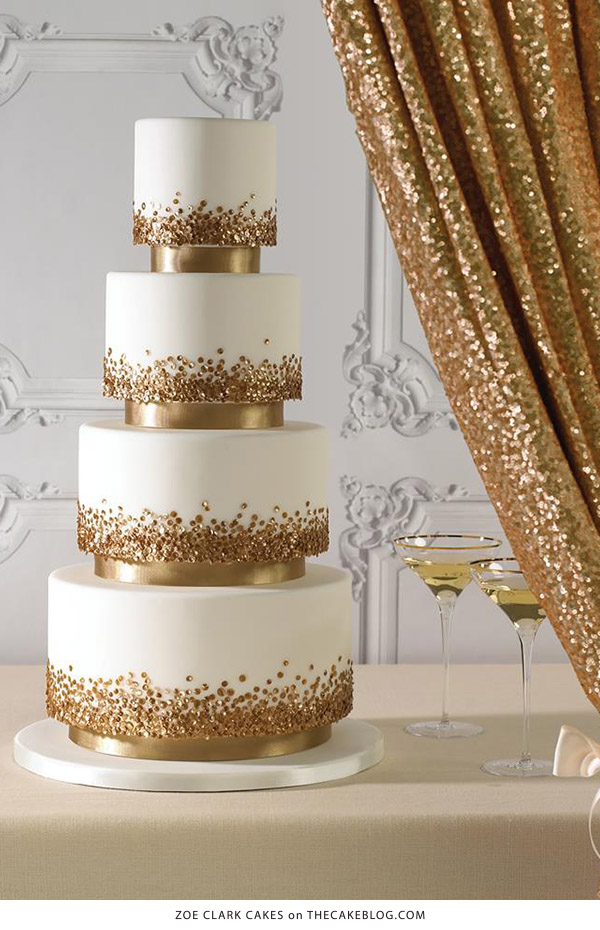 10 Confetti Throwing Cakes | including this design by Zoe Clark Cakes | on TheCakeBlog.com