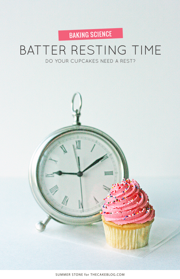 Do your cupcakes need a rest? How resting time affects cupcake batter. | by Summer Stone for TheCakeBlog.com