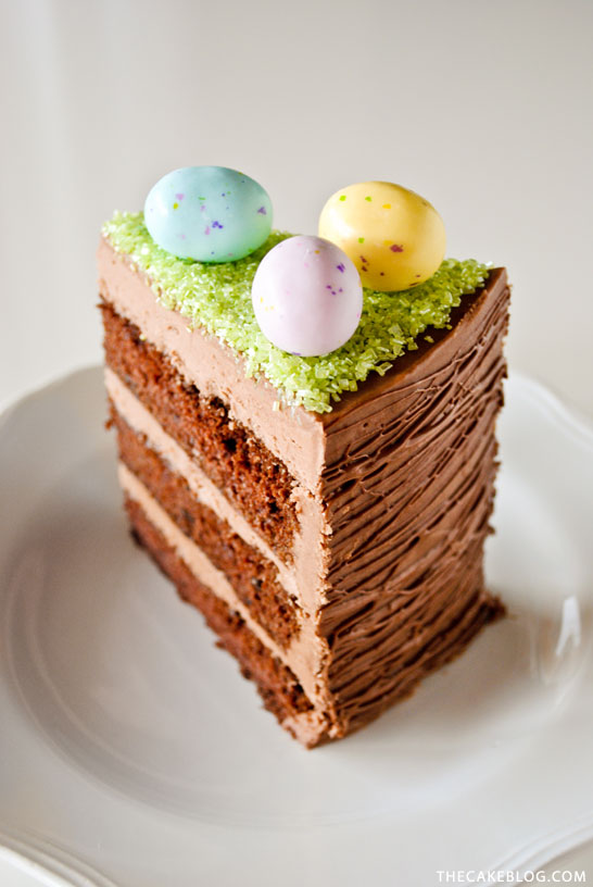 Easy Easter Basket Cake | a DIY by Carrie Sellman of TheCakeBlog.com