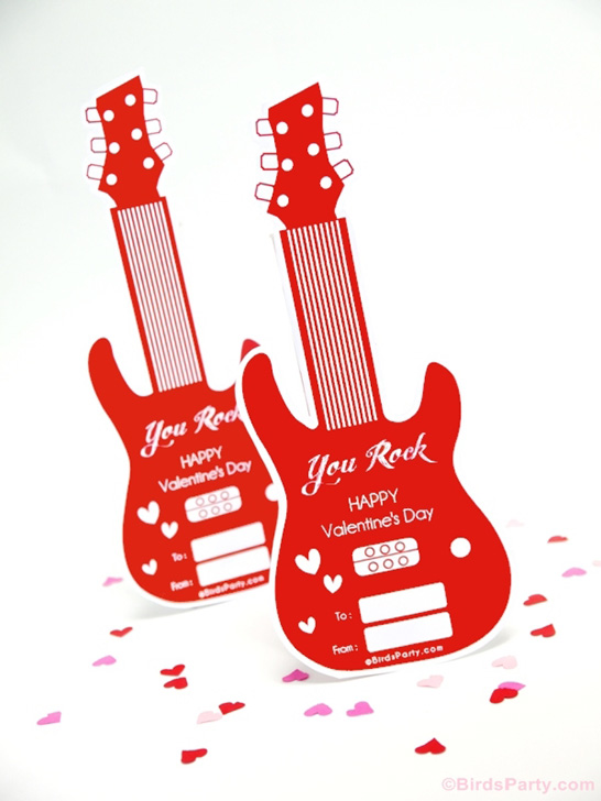 Free Printable Valentines | by Birds Party on TheCakeBlog.com