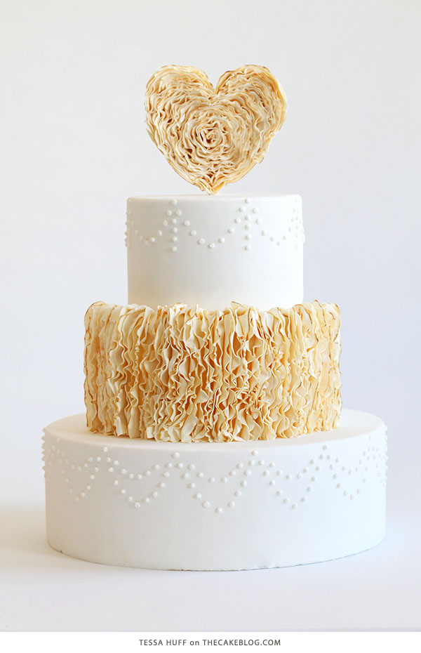 10 Love Inspired Cakes | including this design by Tessa Huff | on TheCakeBlog.com