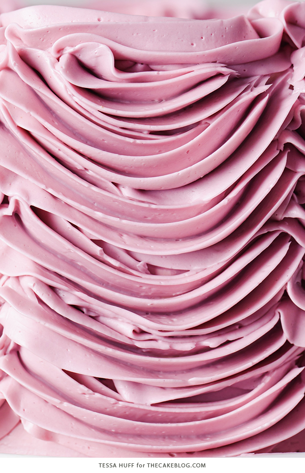 Hazelnut Nutcracker Cake - a brown sugar nutmeg cake with hazelnut praline buttercream | by Tessa Huff for TheCakeBlog.com