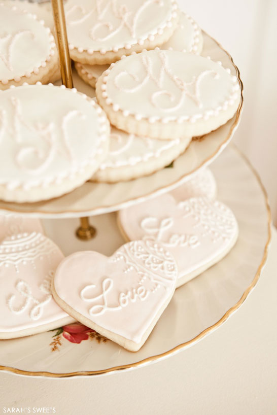 The Perfect Blend | Dessert Table Inspiration | cookies by Sarah's Sweets