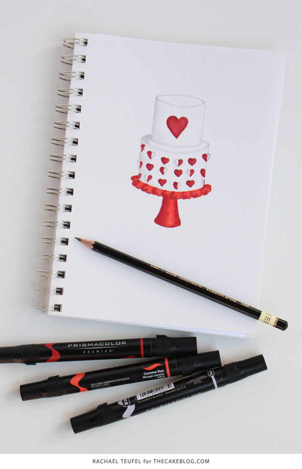 How to make a heart cutout cake | by Rachael Teufel for TheCakeBlog.com