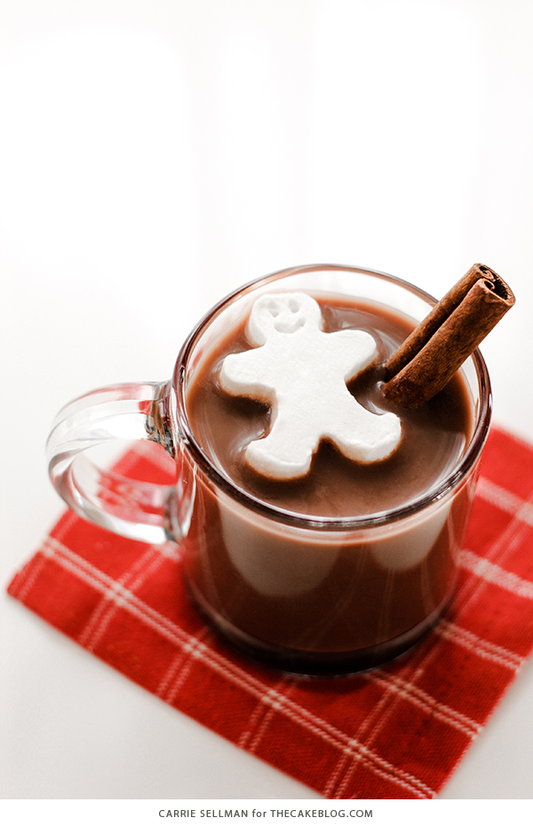 Frozen Whipped Cream Cubes for Holiday Hot Chocolate | Carrie Sellman for TheCakeBlog.com