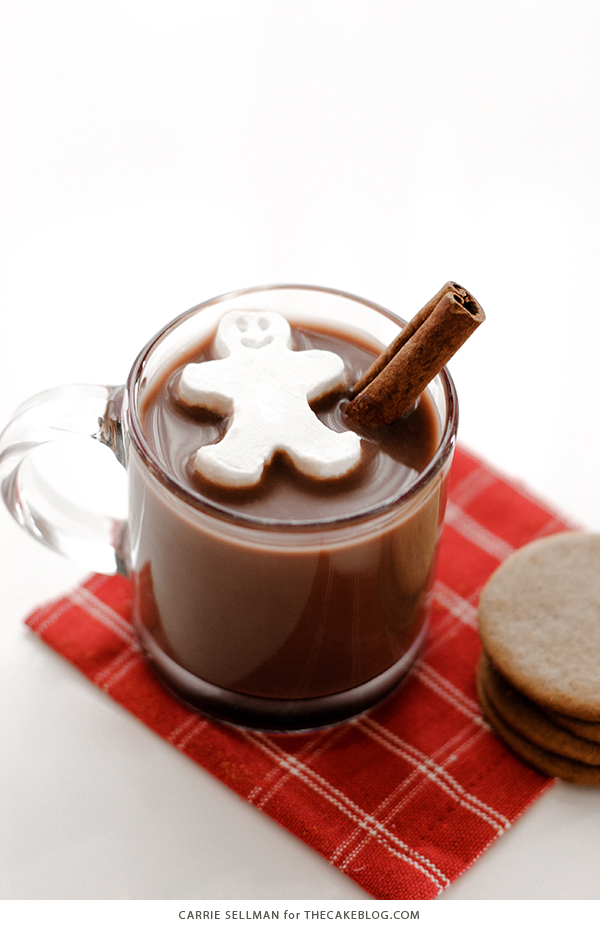 Frozen Whipped Cream Cubes for Holiday Hot Chocolate | Carrie Sellman for TheCakeBlog.com