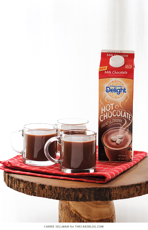 Frozen Whipped Cream Cubes for Holiday Hot Chocolate | Carrie Sellman for TheCakeBlog.com