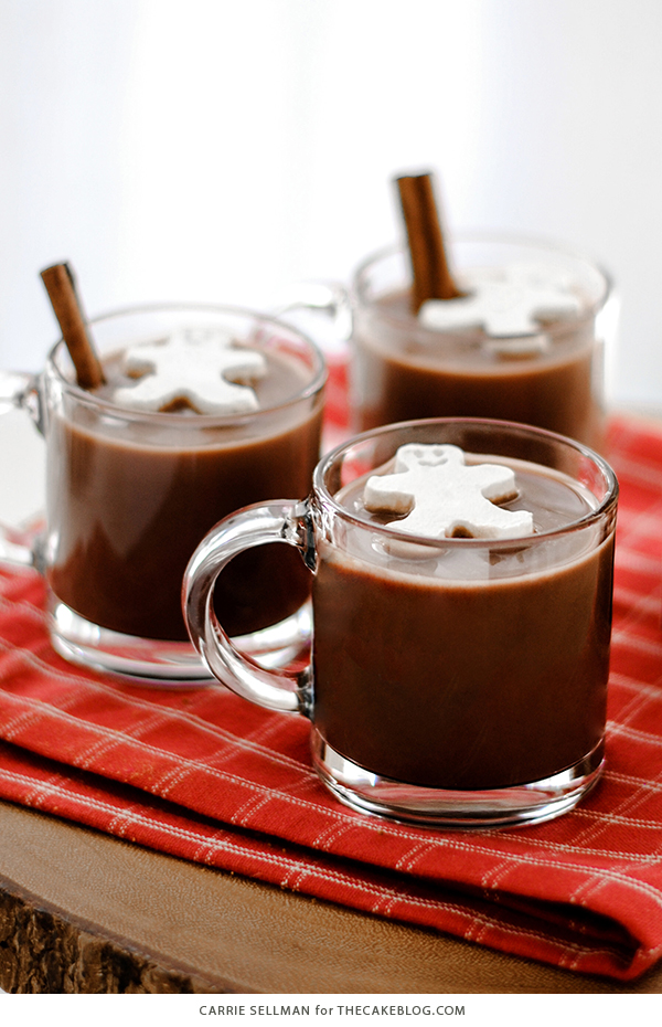 Frozen Whipped Cream Cubes for Holiday Hot Chocolate | Carrie Sellman for TheCakeBlog.com #hotchocolate #cocoa #whippedcreamcubes #holiday #christmas