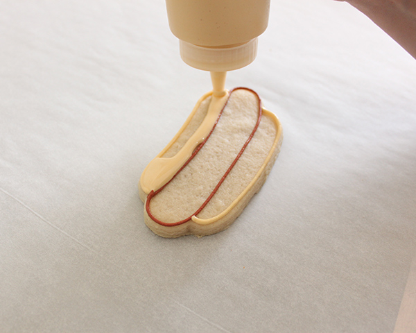 Hot Dog Sugar Cookies | by ellenJAY for TheCakeBlog.com