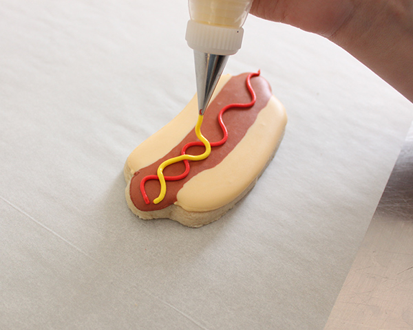 Hot Dog Sugar Cookies | by ellenJAY for TheCakeBlog.com
