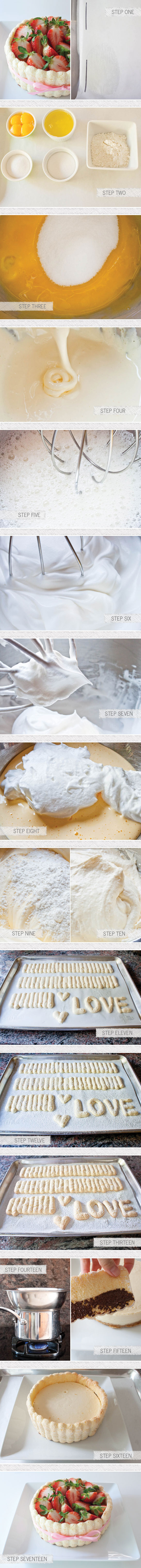 Cheesecake wrapped with Ladyfingers by Miso Bakes | TheCakeBlog.com