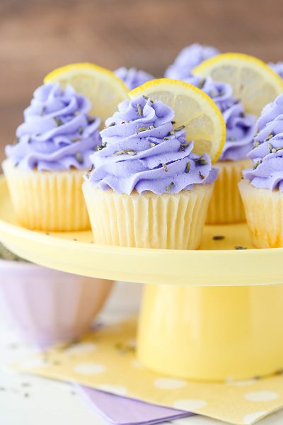 Lemon Lavender Cupcakes