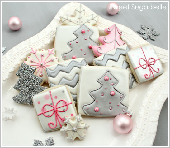 Modern Christmas Tree Cookies