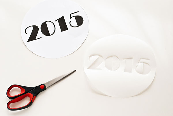 New Years Eve Sprinkle Cake - free template UPDATED for 2019! | by Carrie Sellman for TheCakeBlog.com