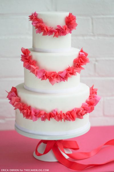 Paper Garland Cake