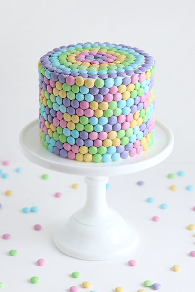 Rainbow Mosaic Cake