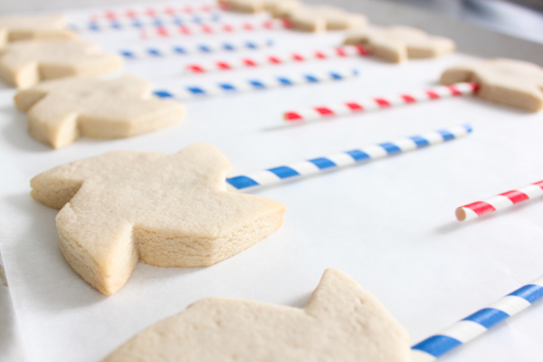 Pinwheel Cookies -- red, white and blue pinwheel cookies on a stick | by ellenJAY for TheCakeBlog.com