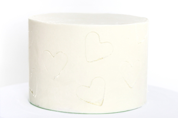 Piped Hearts Valentine's Cake | by Whitney DePaoli for TheCakeBlog.com