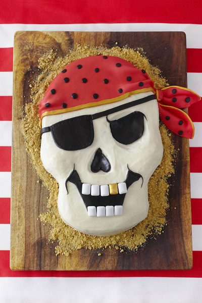 Pirate Skull Cake