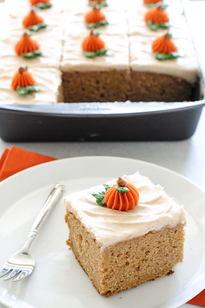 Pumpkin Sheet Cake