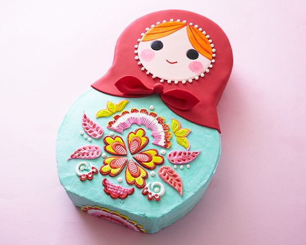 How to make a Russian nesting doll cake | by Cakegirls for TheCakeBlog.com