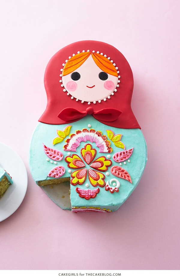 How to make a Russian nesting doll cake | by Cakegirls for TheCakeBlog.com