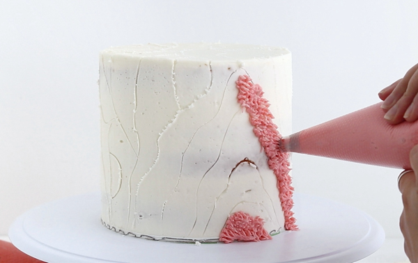 Shag Cake - how to make a fuzzy textured cake inspired by 70's shag carpet | by Whitney DePaoli for TheCakeBlog.com