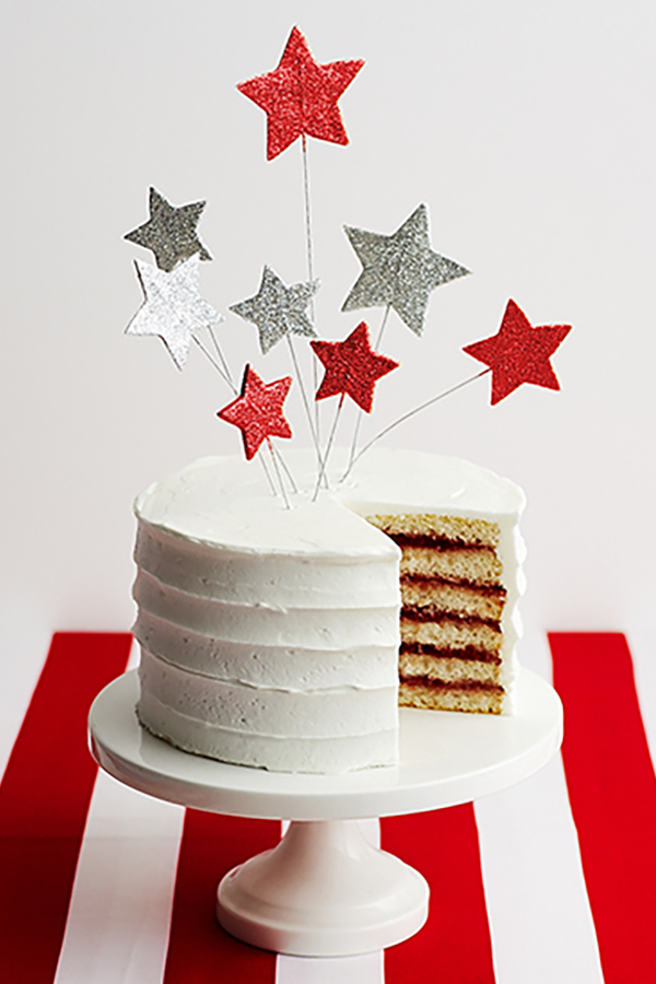 Stars and Stripes Cake | by Cakegirls for TheCakeBlog.com